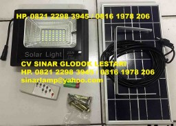 Lampu Sorot Tenaga Surya 25W + Solar Cell